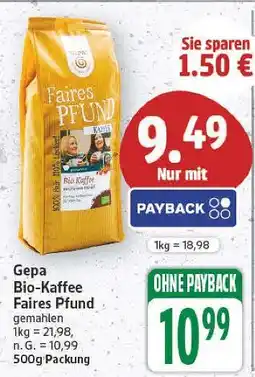 E-Center Gepa bio-kaffee faires pfund Angebot