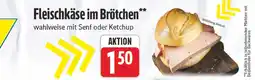 E-Center Fleischkäse im brötchen Angebot