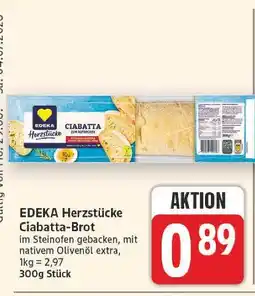 E-Center Edeka herzstücke ciabatta-brot Angebot