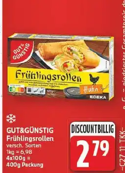 E-Center Gut&günstig frühlingsrollen Angebot
