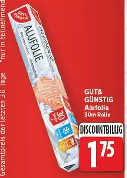 E-Center Gut & günstig alufolie Angebot