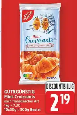 E-Center Gut&günstig mini-croissants Angebot