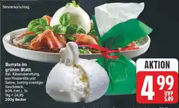 E-Center Burrata im grünen blatt Angebot