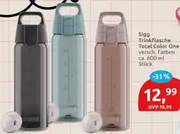 Budni Sigg Trinkflasche Total Color One Angebot