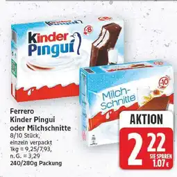 E-Center Ferrero kinder pingui Angebot
