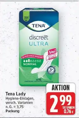 E-Center Tena lady hygiene-einlagen Angebot