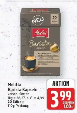 E-Center Melitta barista kapseln Angebot