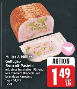 E-Center Müller & müller geflügel-broccoli-pastete Angebot