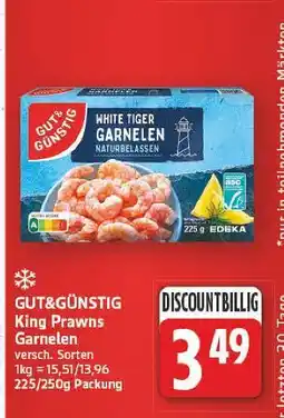 E-Center Gut&günstig king prawns garnelen Angebot