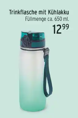 E-Center Trinkflasche mit kühlakku Angebot