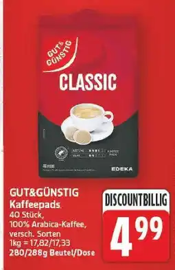 E-Center Gut & günstig kaffeepads Angebot