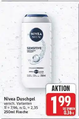 E-Center Nivea duschgel Angebot