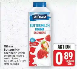 E-Center Milram buttermilch- oder kefir-drink Angebot