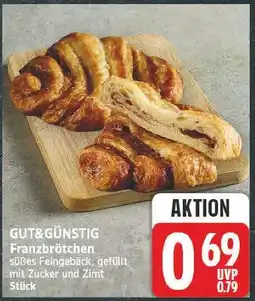 E-Center Franzbrötchen Angebot