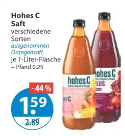 V Markt Hohes c saft Angebot