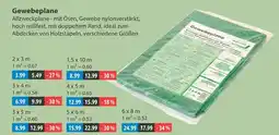 V Markt Gewebeplane Angebot