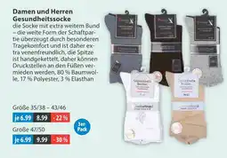 V Markt Damen und herren gesundheitssocke Angebot