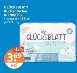 V Markt Küchentücher reinweiss Angebot