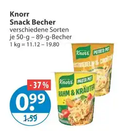V Markt Knorr snack becher Angebot