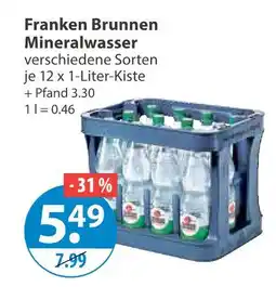 V Markt Franken brunnen mineralwasser Angebot