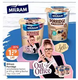 V Markt Milram porridge Angebot