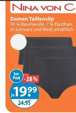 V Markt Nina von c. damen taillenslip Angebot