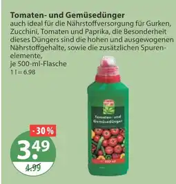 V Markt Tomaten- und gemüsedünger Angebot