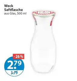 V Markt Weck saftflasche Angebot
