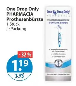V Markt One drop only pharmacia prothesenbürste Angebot