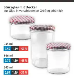 V Markt Sturzglas mit deckel 235 ml Angebot