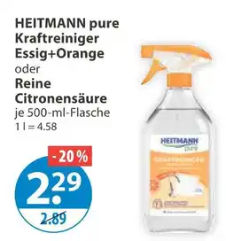 V Markt Heitmann pure kraftreiniger essig+orange Angebot