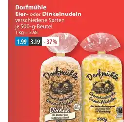 V Markt Dorfmühle eier- oder dinkelnudeln Angebot