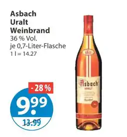 V Markt Asbach uralt weinbrand Angebot
