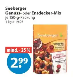 V Markt Seeberger genuss- oder entdecker-mix Angebot