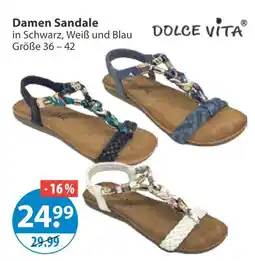 V Markt Dolce vita damen sandale Angebot