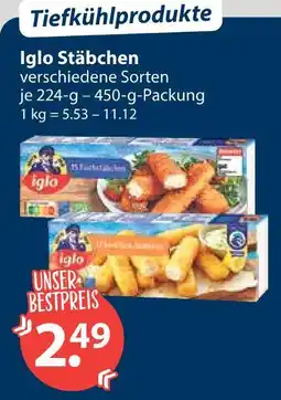 V Markt Iglo stäbchen Angebot