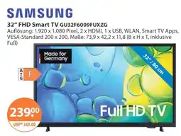 V Markt Samsung 32“ fhd smart tv gu32f6009fuxzg Angebot