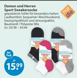 V Markt Damen und herren sport sneakersocke Angebot