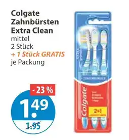 V Markt Colgate zahnbürsten extra clean Angebot