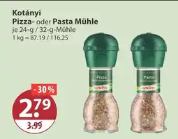 V Markt Kotányi pizza- oder pasta mühleühle Angebot