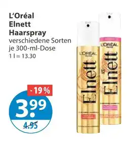 V Markt L'oréal elnett haarspray Angebot