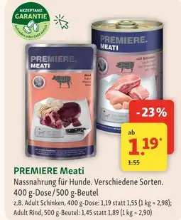 Fressnapf Premiere meati 400g-dose Angebot