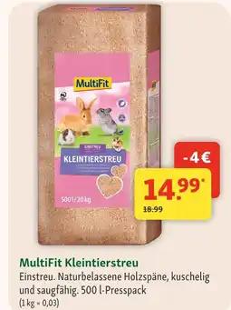 Fressnapf Multifit kleintierstreu Angebot