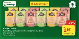 Fressnapf Kitty’s cuisine nassnahrung Angebot