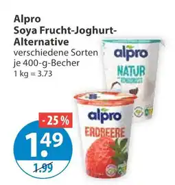 V Markt Alpro soya frucht-joghurt-alternative Angebot