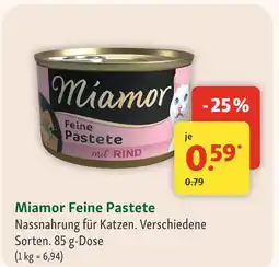 Fressnapf Miamor feine pastete Angebot
