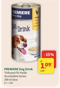 Fressnapf Premiere dog drink Angebot