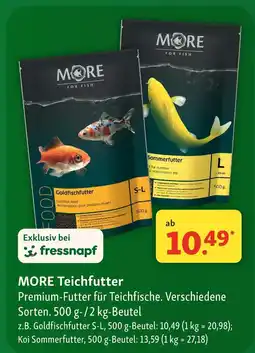 Fressnapf More goldfischfutter s-l Angebot