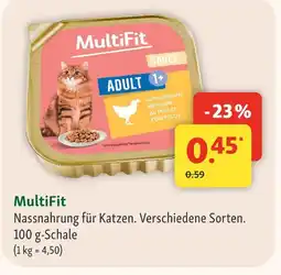 Fressnapf Multifit nassnahrung für katzen Angebot