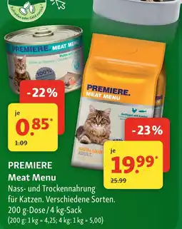 Fressnapf Premiere meat menu 200 g-dose Angebot